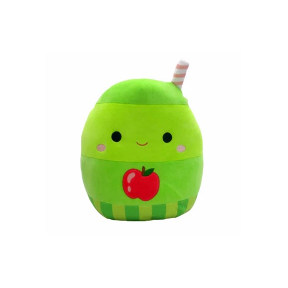 Squishmallow 11 12" Jean Apple Juice Box Soft Green Sweet Fruit Drink Plush NWT - Picture 1 of 3